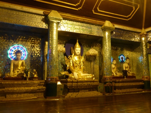 One of the many statues of Buddha